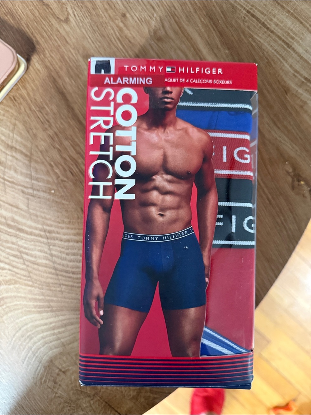 Tommy Hilfiger Navy & Black Cotton Stretch Boxer Briefs Pack
